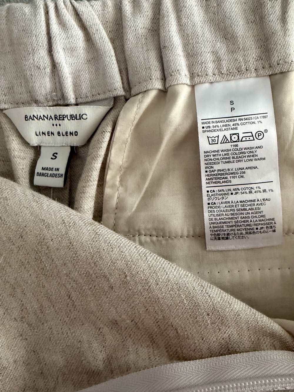 Banana Republic Pleated A-Line Women’s Skort in Light Beige - Picture 3 of 9